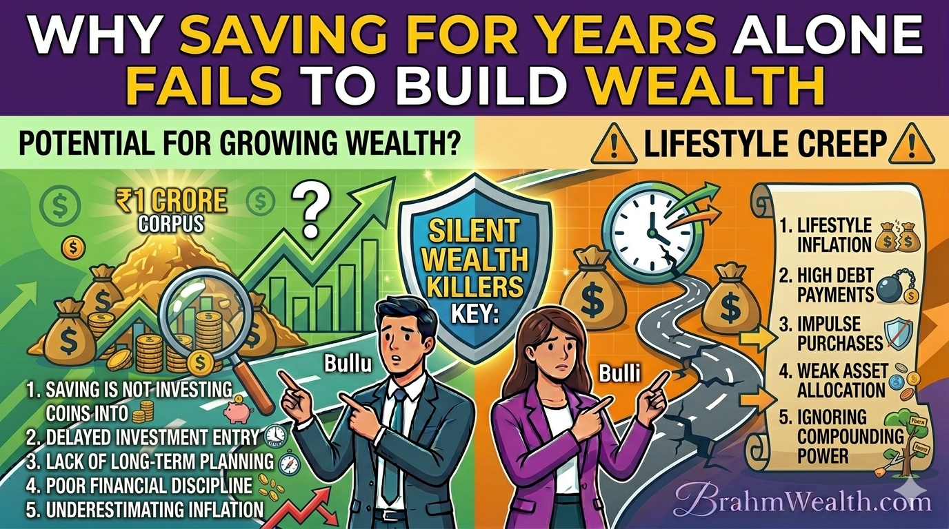 Saving Money Alone May Not Build Wealth