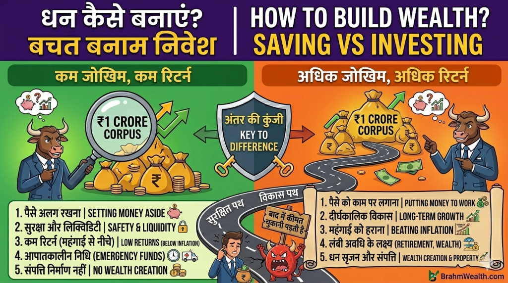 Saving Money Alone May Not Build Wealth